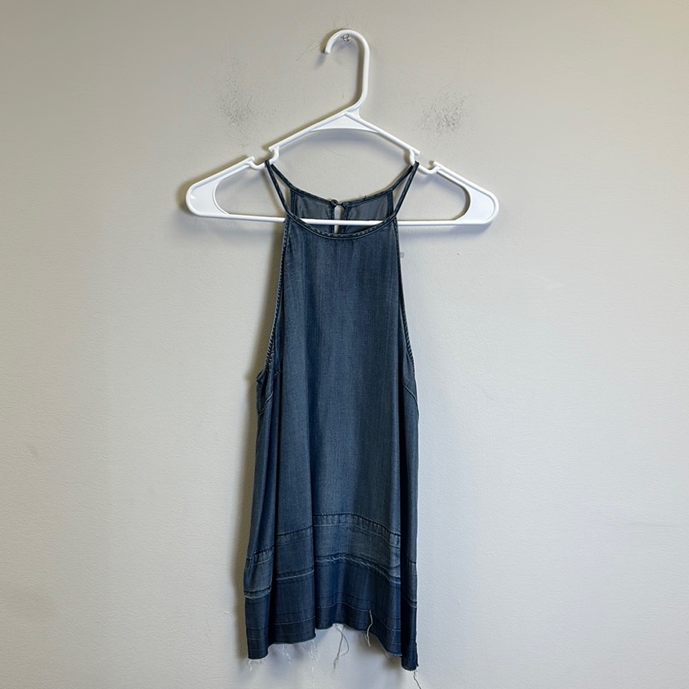 DO + BE Chic Denim Sleeveless Top